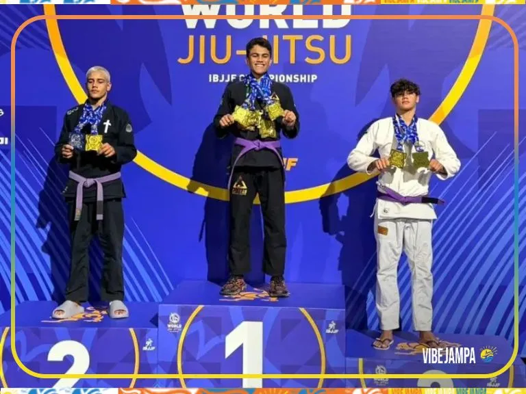 Fundação Campeões do Amanhã conquista ouro e dois bronzes em Mundial de Jiu-Jitsu nos Estados Unidos