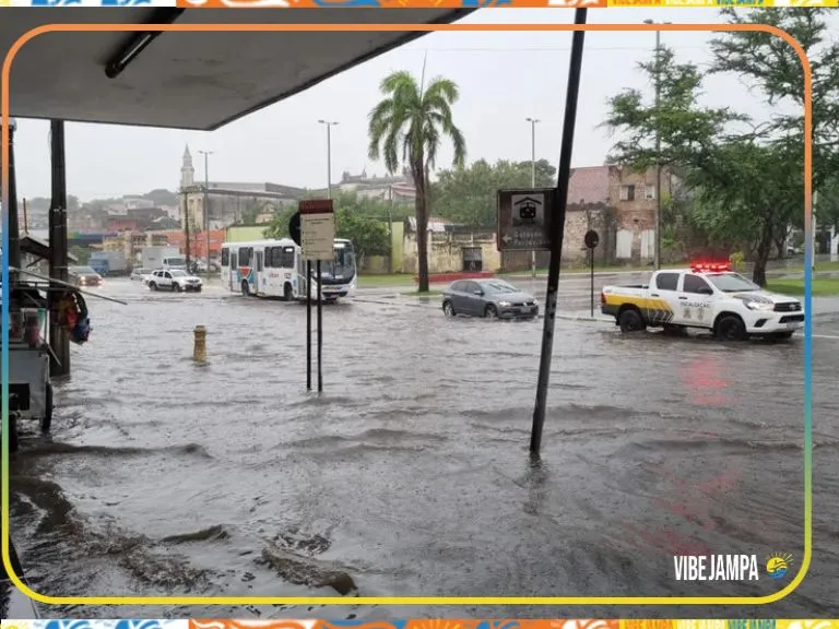 Inmet emite alerta de chuvas intensas para mais de 90 cidades da Paraíba